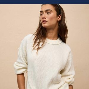 Aerie Cozy White Sweater